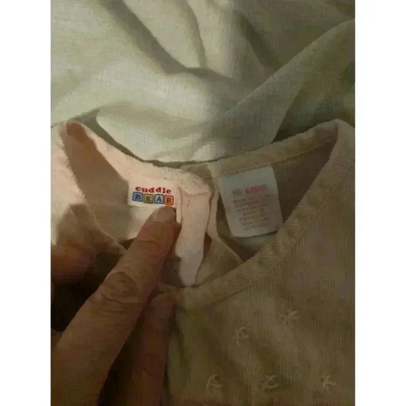 Vintage‎ Cuddle Bear Corduroy Over Dress - Picture 2 of 5